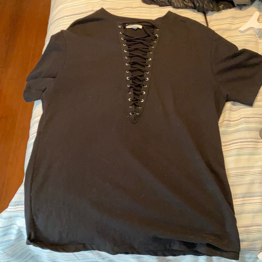 V-neck shirt